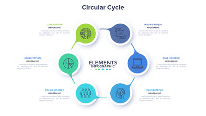 Modern Infographic Vector Banner. Business Illustration