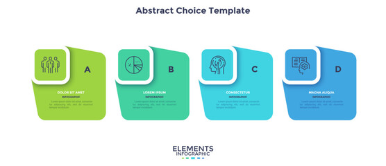 Modern Infographic Vector Banner. Business Illustration