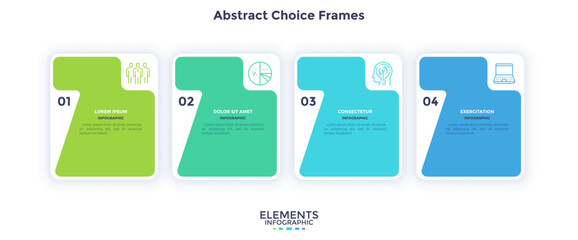 Modern Infographic Vector Banner. Business Illustration