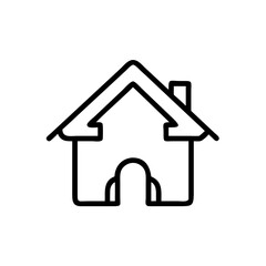 home on transparent background for web and graphic design