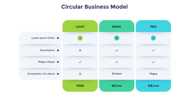 Modern Infographic Vector Banner. Business Illustration