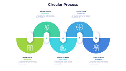 Modern Infographic Vector Banner. Business Illustration