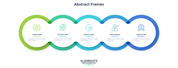 Modern Infographic Vector Banner. Business Illustration