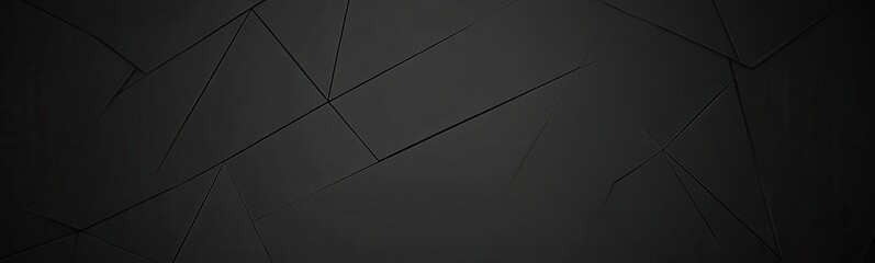 Dark, geometric, abstract pattern of interlocking shapes