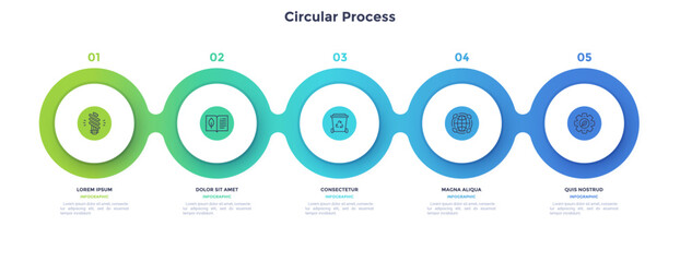 Modern Infographic Vector Banner. Business Illustration