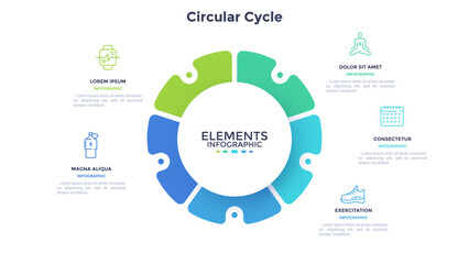 Modern Infographic Vector Banner. Business Illustration