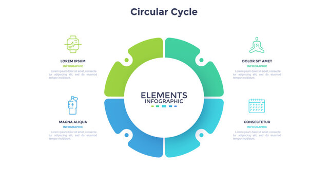 Modern Infographic Vector Banner. Business Illustration