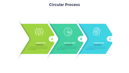 Modern Infographic Vector Banner. Business Illustration