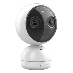 Luxury moving web camera on transparent background