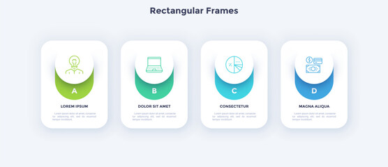 Modern Infographic Vector Banner. Business Illustration