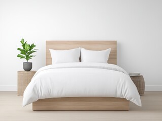 Modern Bedroom Interior Mockup