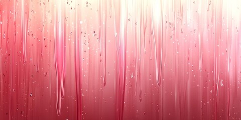 Pink Abstract Digital Binary Data Background, Streams Of Data Flowing Down, Representing Technology.