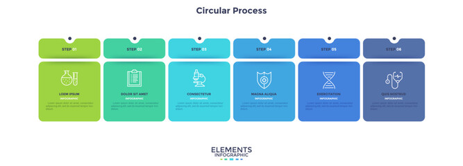 Modern Infographic Vector Banner. Business Illustration