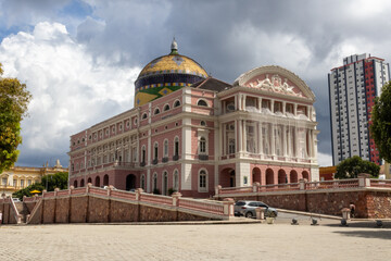 Majestic and Imposing Amazonas Theater Cultural and Historical Heritage of the Brazilian People.	
