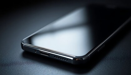close up of a cell phone on a table