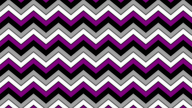 Happy Pride Month Asexual Pride Flag Horizontal Background
