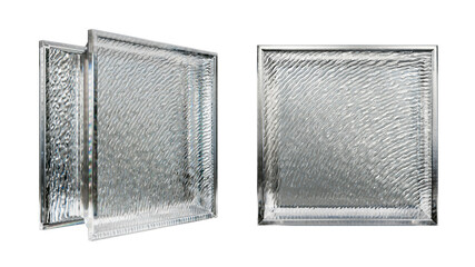 Transparent glass block for interior design. Aesthetic and modern shape of textured. Capturing abstract patterns and light distortion. Building assortment for home, bathroom and office.