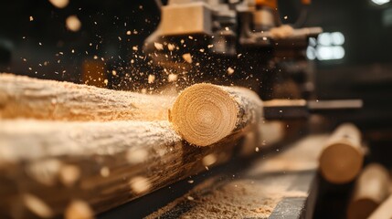 Woodworking Sawmill Action Lumber Processing