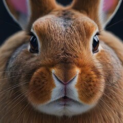 close up of a rabbit