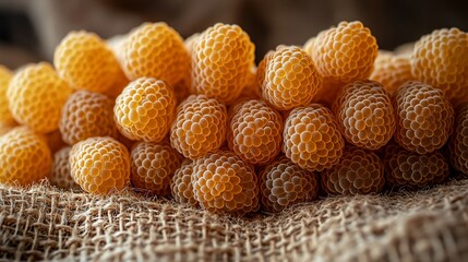 Fototapeta premium Close-up of clusters of golden berries