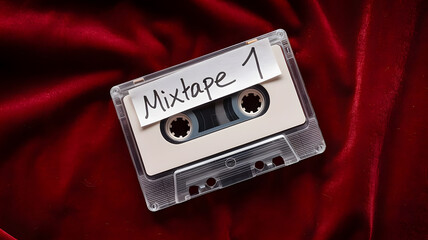Vintage Cassette Tape Mixtape 1 A Nostalgic Trip Back to the 80s and 90s Music Era