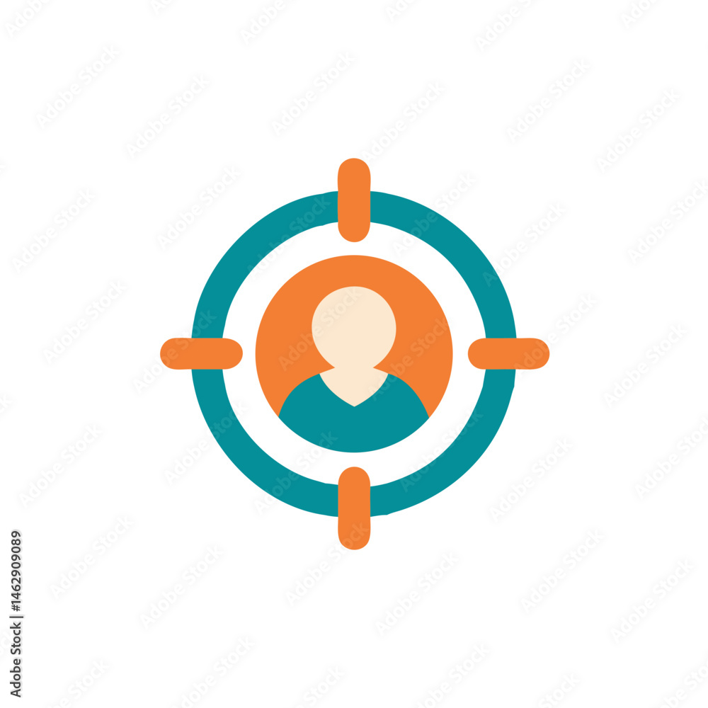 Poster user profile icon in target design