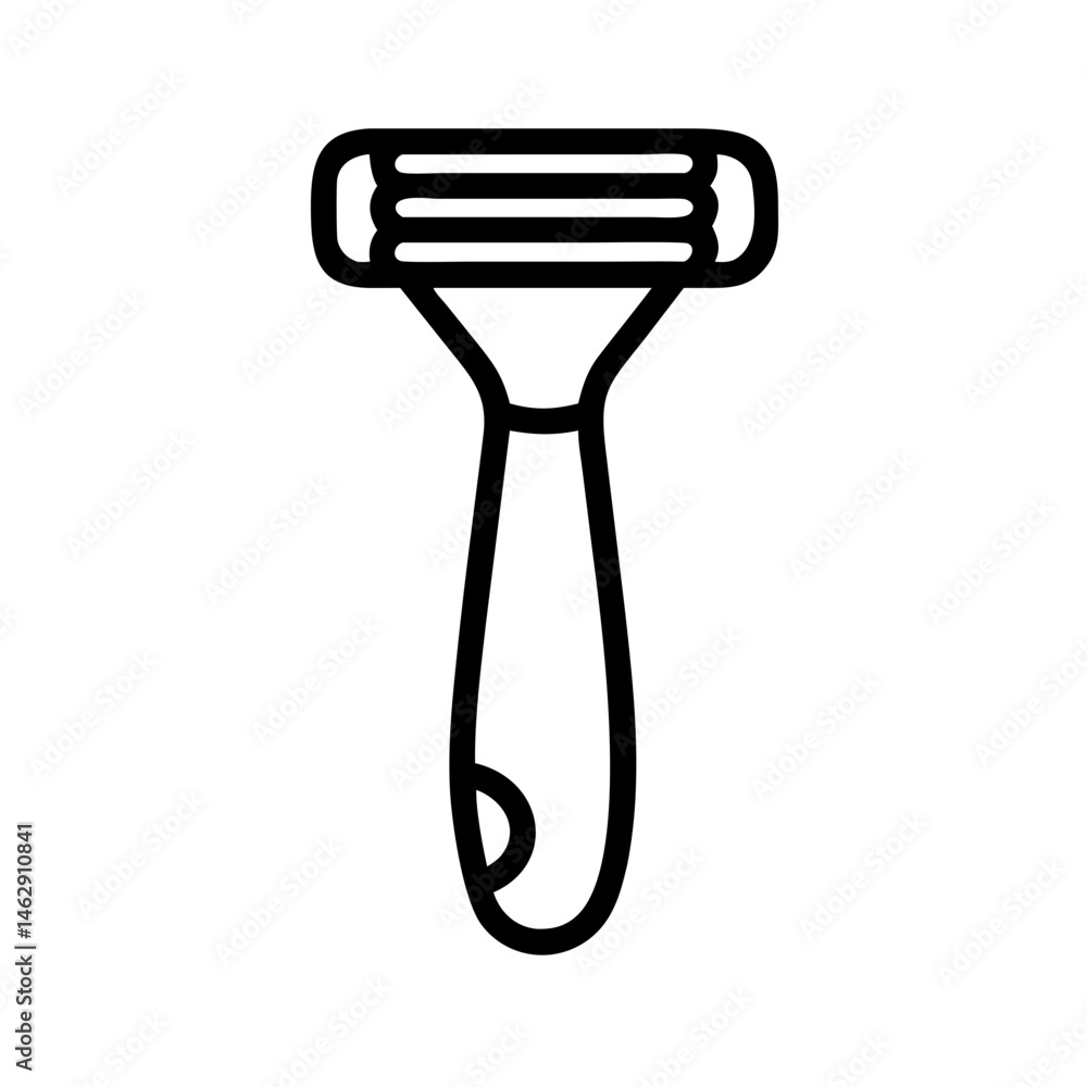 Aufkleber razor on transparent background for web and graphic design