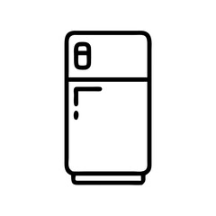 refrigerator on transparent background for web and graphic design