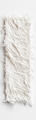 Obraz premium Off-white, textured, shaggy fabric piece