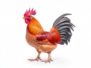 Fototapeta premium Rooster, standing profile