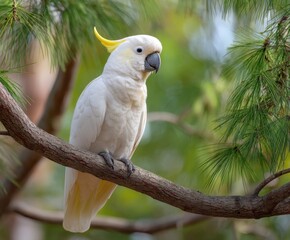 Sulphur-crested Cockatoo (Cacatua galerita) in the wild