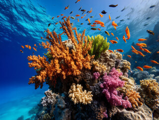 Vibrant Coral Reef Ecosystem