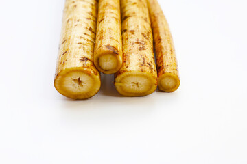 Fresh burdock roots or gobo roots