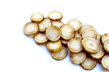 Fresh burdock roots or gobo roots