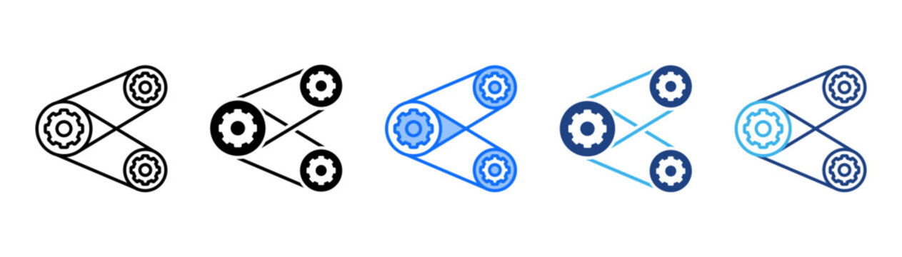 Lean Icon Set With Multiple Style Collection 