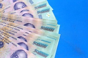 Five hundred thousand dong banknotes