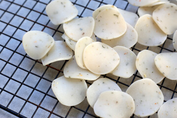 Vietnam prawn crackers, uncooked prawn cracker
