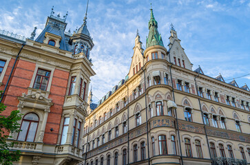 Obraz premium Architecture in the city of Sundsvall, Sweden