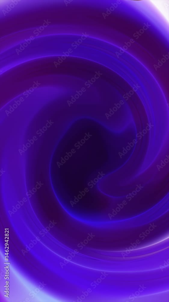 Poster deep purple swirling abstract vortex with smooth gradients and fluid motion, creating a sense of dep