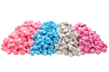 Colorful small stones or rock candy