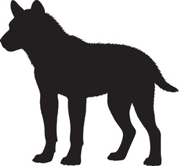 Xenocyon lycaonoides Silhouette – Single Icon