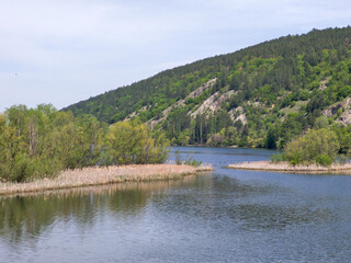 Spring Landscape of Pancharevo lake, Bulgaria