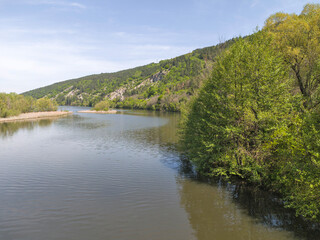 Spring Landscape of Pancharevo lake, Bulgaria