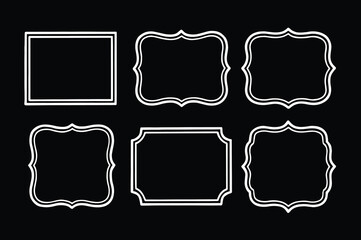 vintage frame border design