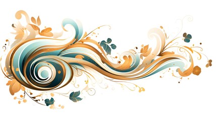 Elegant Modern Swirls Pattern for Graphic Design Projects and Creative Backgrounds