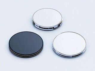 Three wireless charging pads