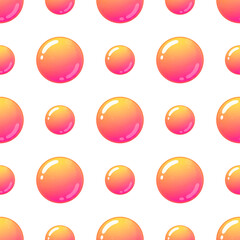 Seamless repeating bubbles pattern ideal for backgrounds, wallpapers, or textiles.
