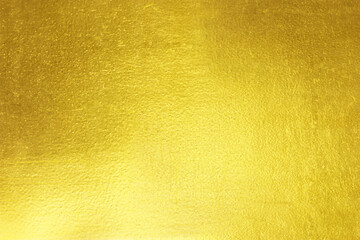 Shiny yellow leaf gold foil