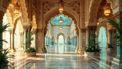 Obraz premium royal interior of a fort