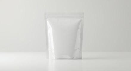 White Package Bag Blank Mockup